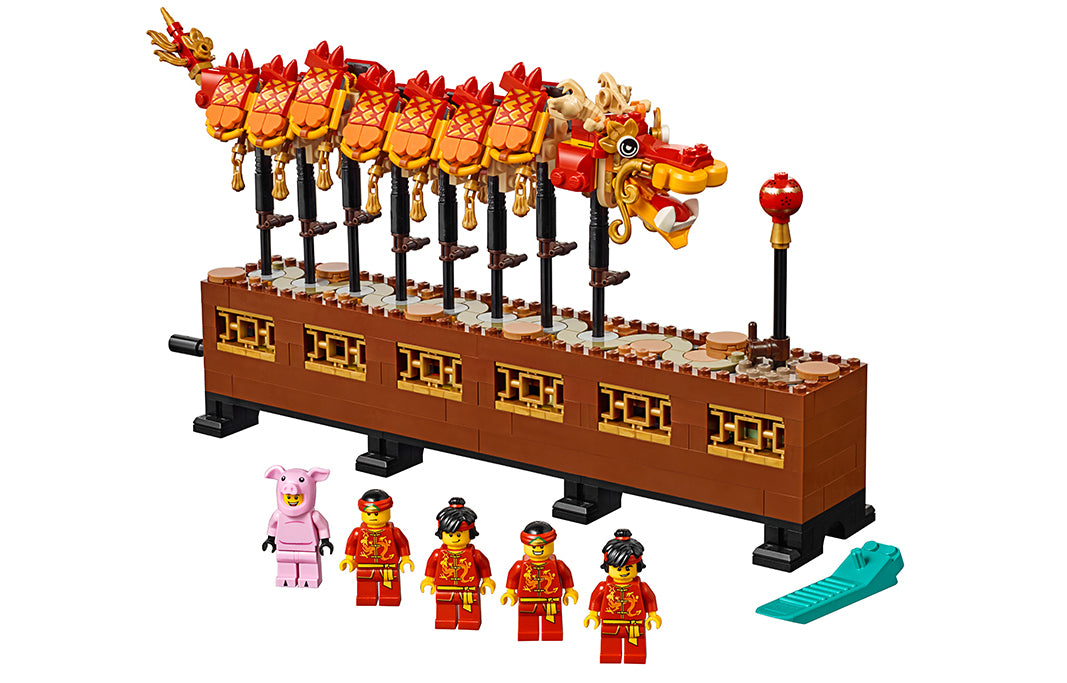 Конструктор LEGO "Новогодняя серия: Танец дракона" (80102) - Boxette Shop